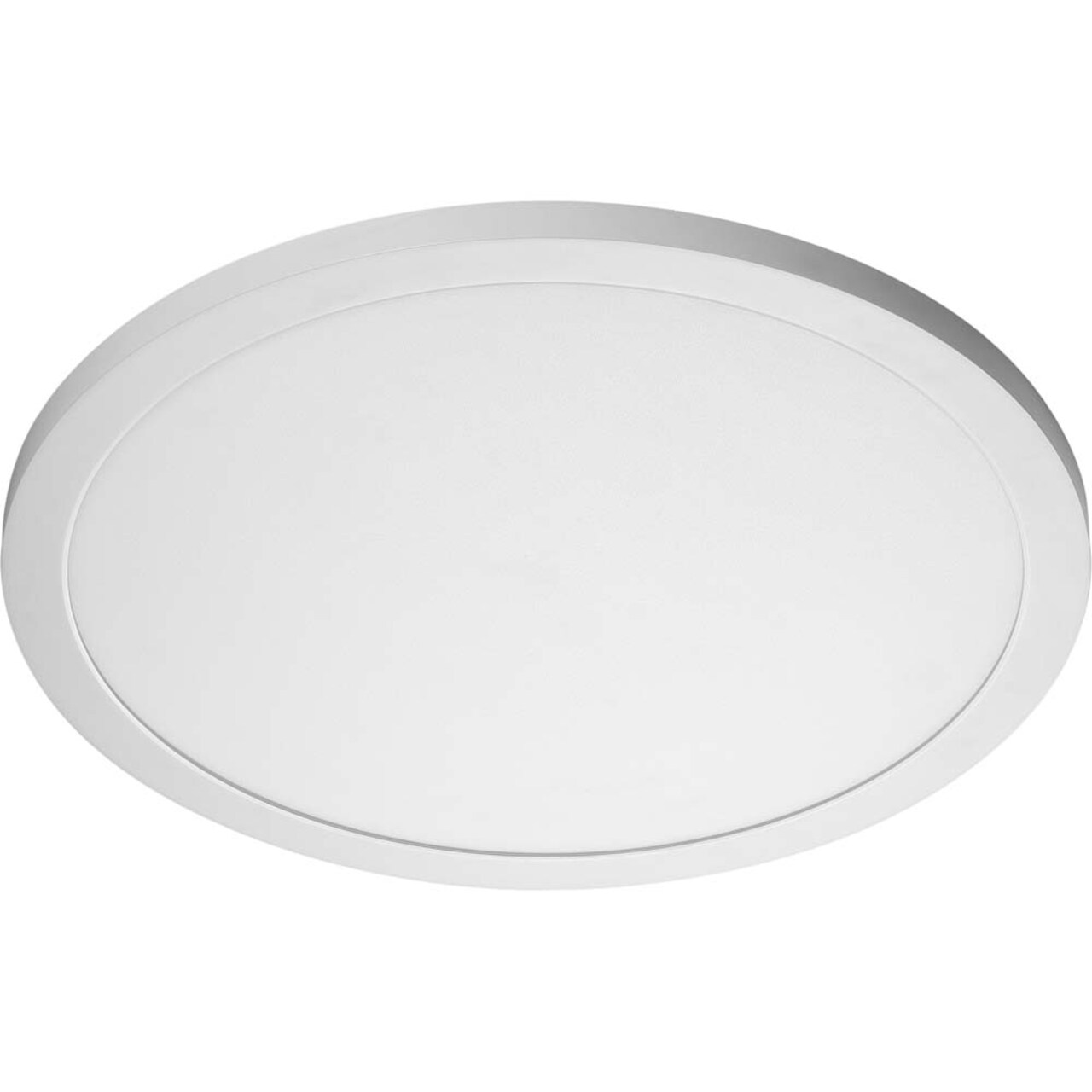 30W 19 in. Flush Mount LED Fixture 3000K Round Shape White Finish 120/277V